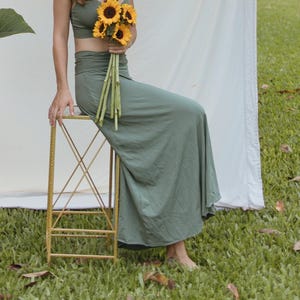Freedom skirt/dress - organic cotton convertible dress - maxi dress/ skirt