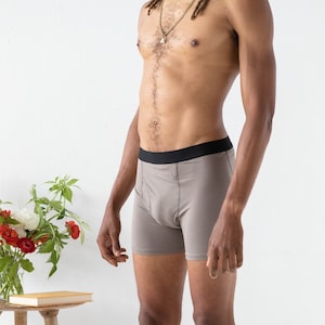 Workout Men's Seamless Boxer Briefs with Bulge Pouch Fitness Underwear XL  4XL