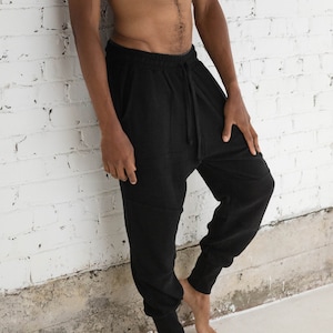 Corduroy Komodo Joggers - Organic Cotton Knit Corduroy Joggers with deep pockets and drawstring waist