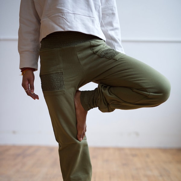 Cozy Joggers - organic cotton fleece pants with pockets - street style sweatpants