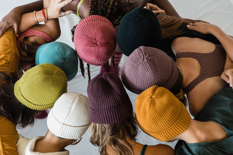Caroline Super Soft Beanie Hat with Ribbing by Moss Copenhagen - Oatmeal