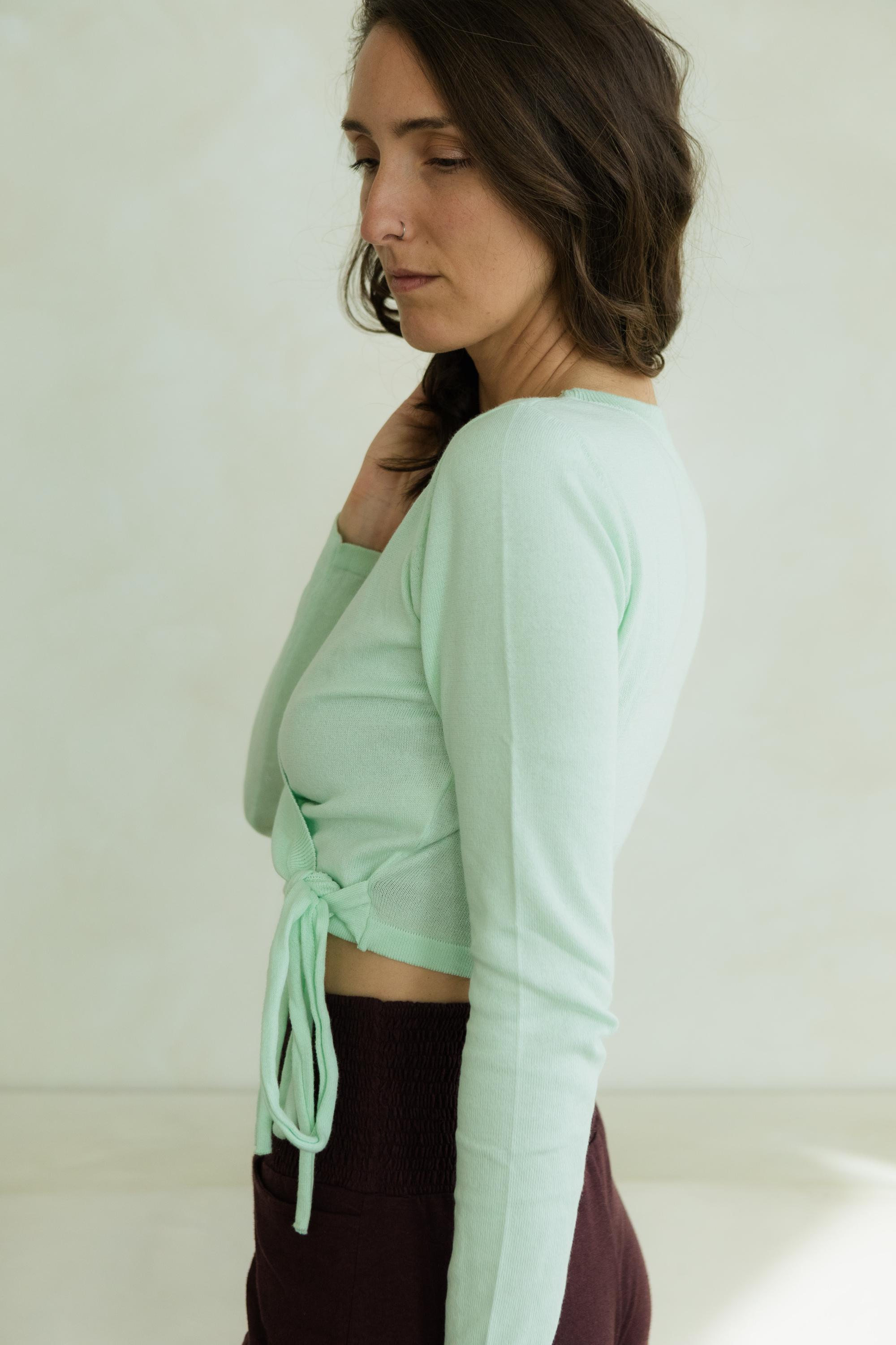 Organic Wrap Top - Etsy