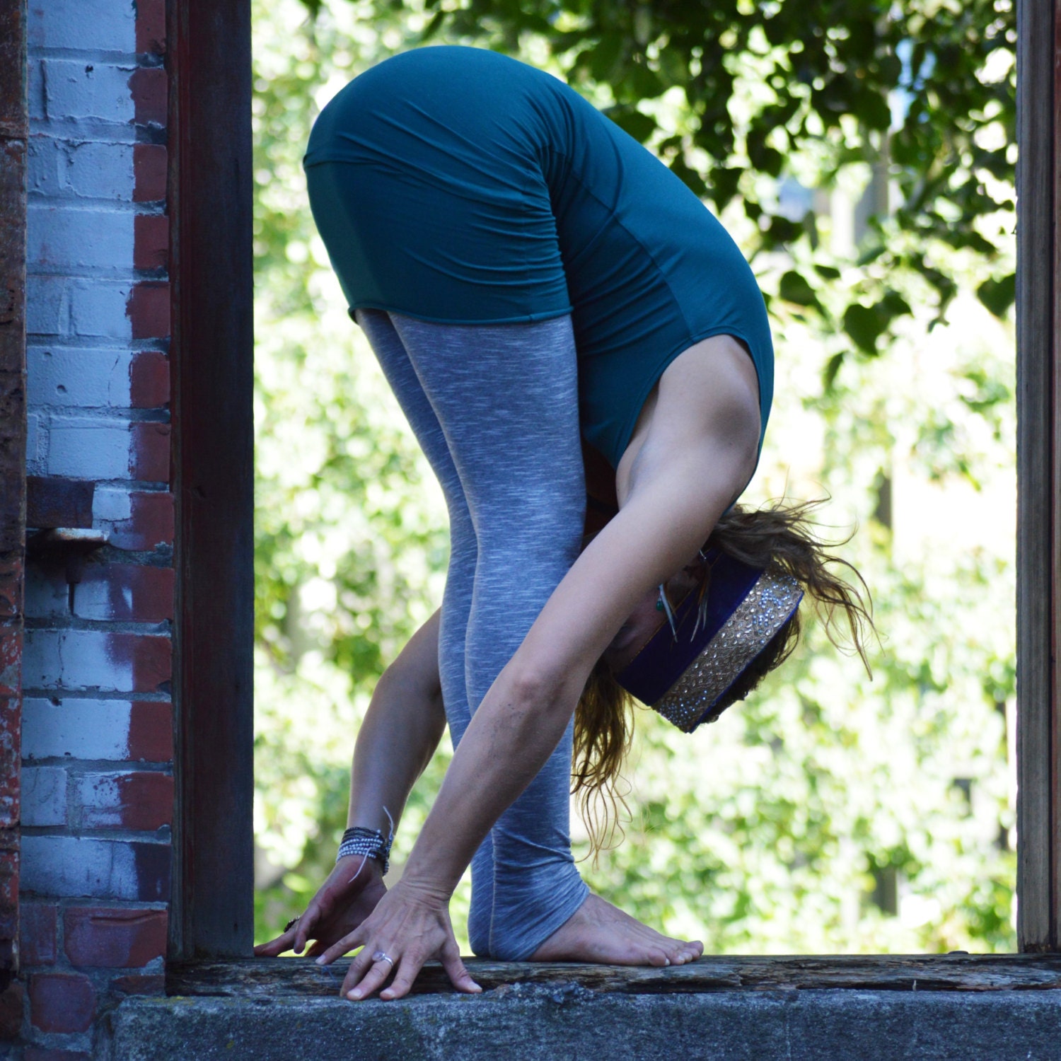 Yoga Leggings heather Organic Cotton 
