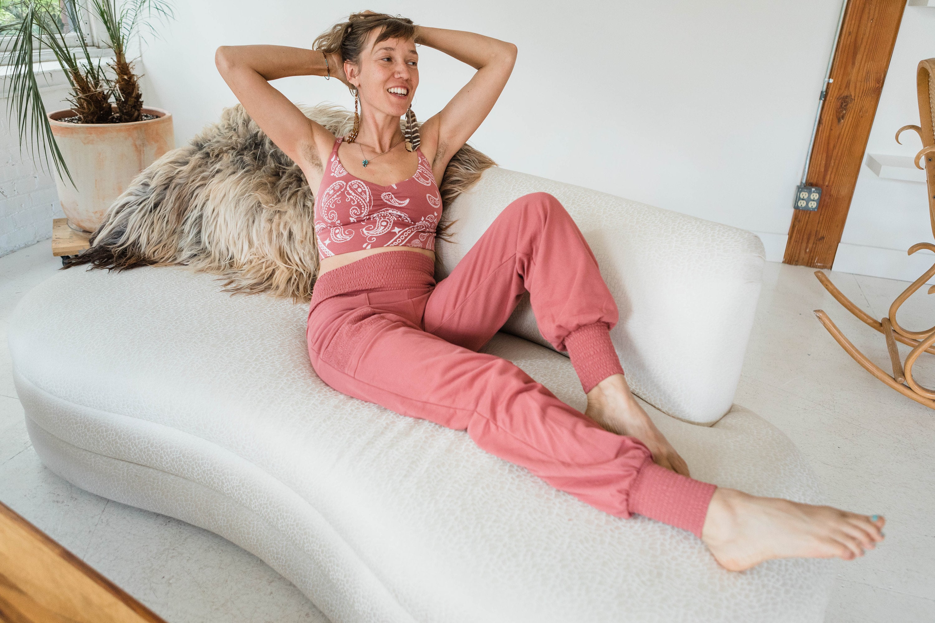 Cozy Joggers Organic Cotton Fleece 
