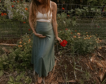 Freedom skirt/dress - organic cotton convertible dress - maxi dress/ skirt