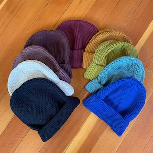 100% Organic Cotton Knit Hat - Super soft beanie from all natural fibers