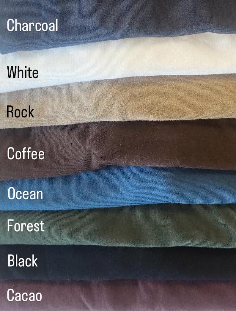 T-shirt classica - T-shirt da uomo in cotone biologico al 100% - canottiera - T-shirt in fibra naturale immagine 11