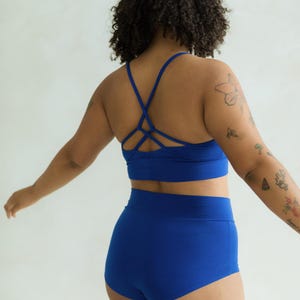 Organic Cotton Unders Set - Bralette and Underwear Set - soft organic cotton underwear + bra set image 5