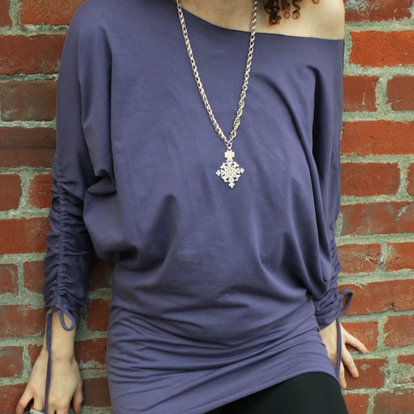 Draped Circle Top