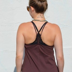 Janessa Jumpsuit with pockets organic cotton romper summer jumpsuit image 7