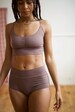 Organic Cotton Unders Set - Bralette and Underwear Set - soft organic cotton underwear + bra set 