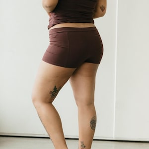 Organic Cotton Briefs - comfortable organic underwear Cacao
