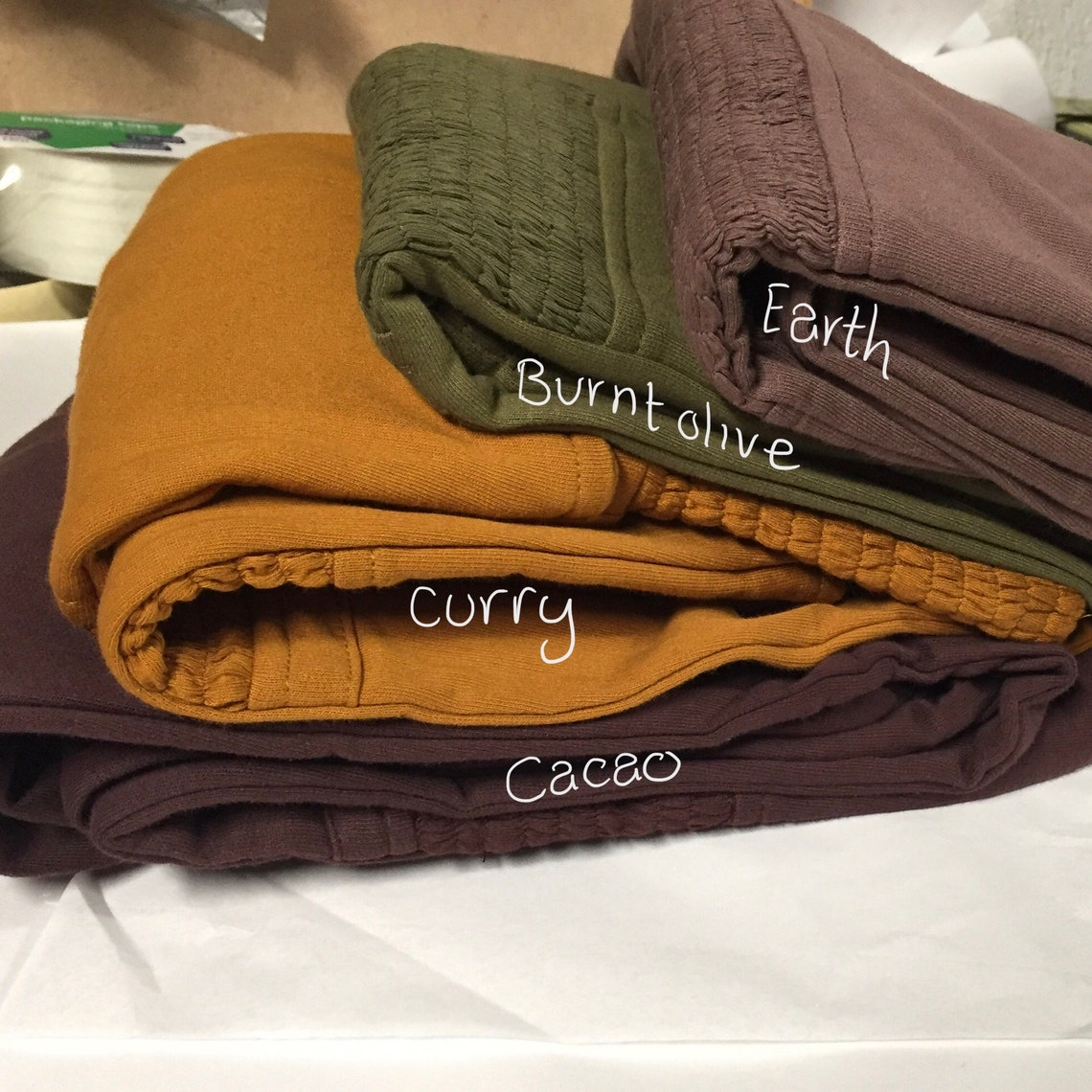 Organic Merino Fleece Trousers - Reed main image 1