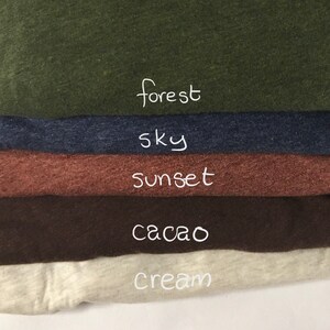 Organic Cotton turtleneck - High neck soft long sleeve - winter layer image 10
