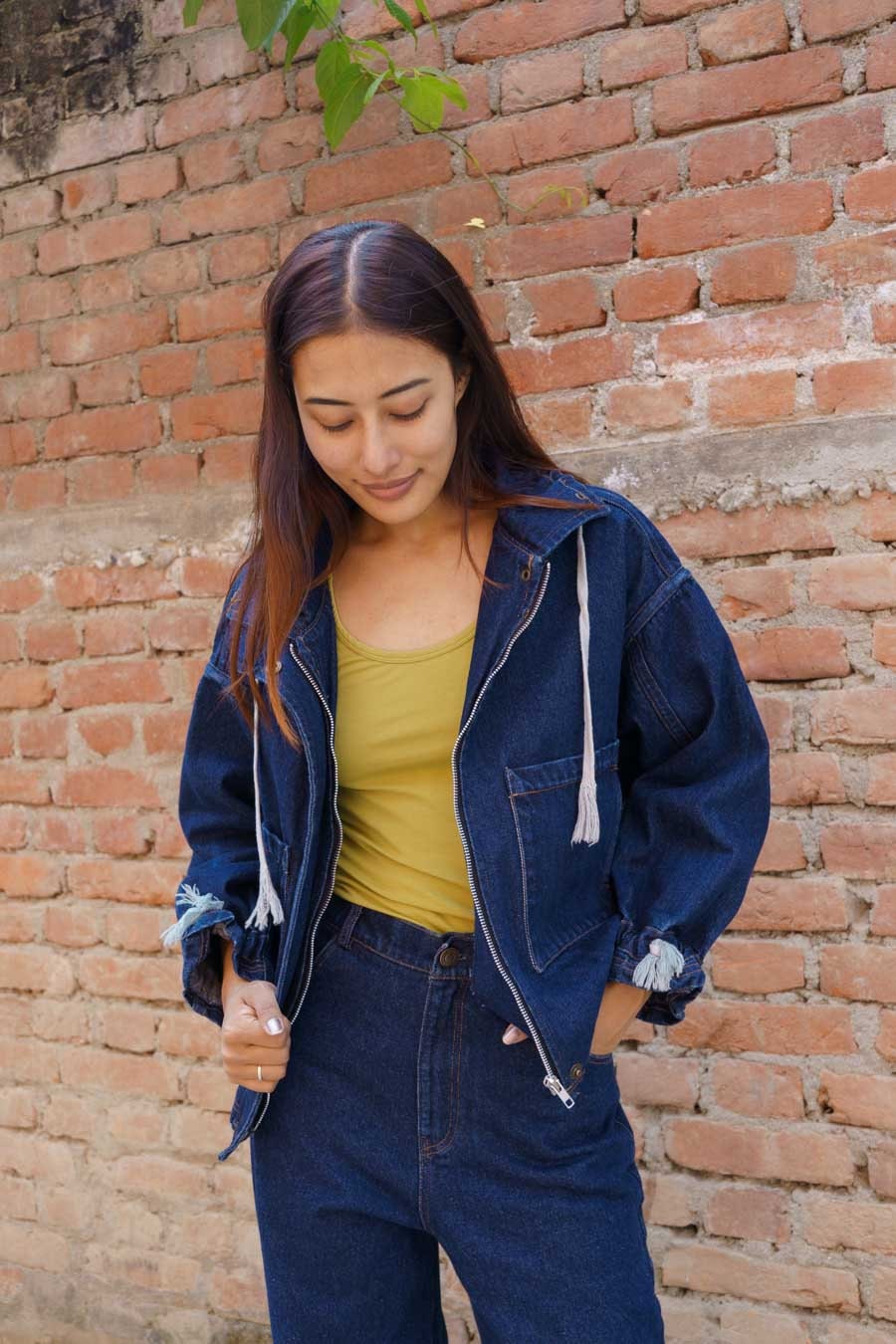 ジャケット・アウター Confect cotton hemp denim jacket cs109_blu_a0_wid_1500_hei_1500