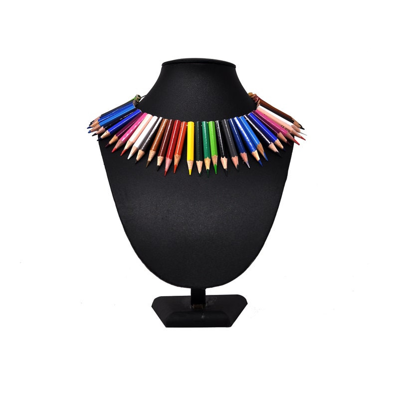 Colored Pencil Necklace Pencil Jewelry Colored Pencil Etsy