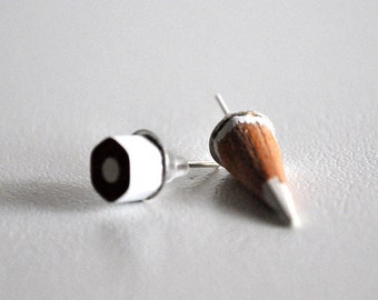 Pencil Earrings – Pencils Earring - Pencil Jewelry – Earring Pendant – Color Pencil Jewelry - Art teacher gift