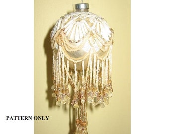 Dripping Gold Christmas Ornament Cover Pattern Only