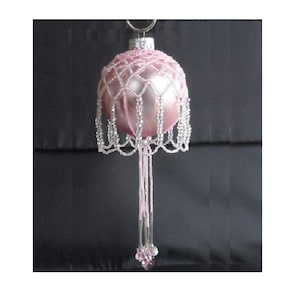 Beaded CHRISTMAS ORNAMENT COVER – Pattern Only - Original
