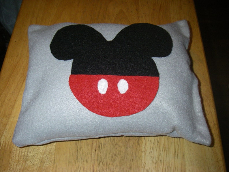 Mickey Mouse Felt Pillow Throw Pillow Sofa Couch Cushionkids Etsy