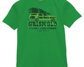 Griswold Family Christmas Vacation T Shirt GREEN gift present movie vacation