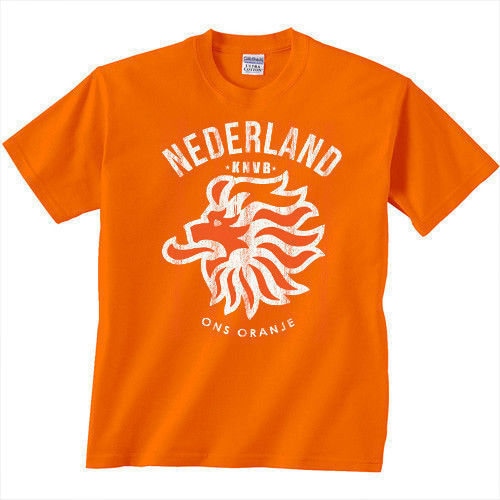 Dutch Holland National Team KNVB  Netherland Retro Soccer Fashion T-s –