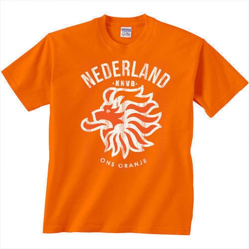 Netherlands KNVB Soccer Fifa World Cup Football Futbol Adult Mens Cotton T  Shirt