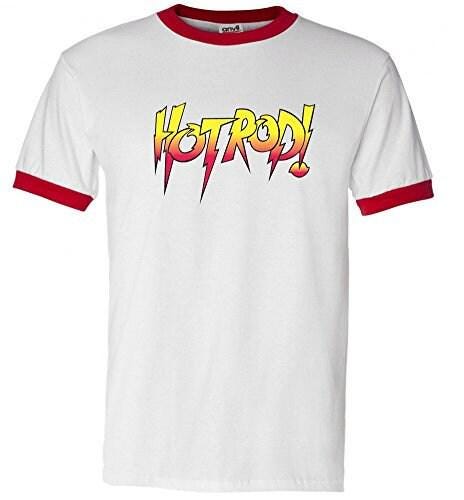 Rowdy Roddy Piper Hot Rod Wrestling T-shirt graphique adulte blanc pour homme, cadeau déguisement classique pour papa