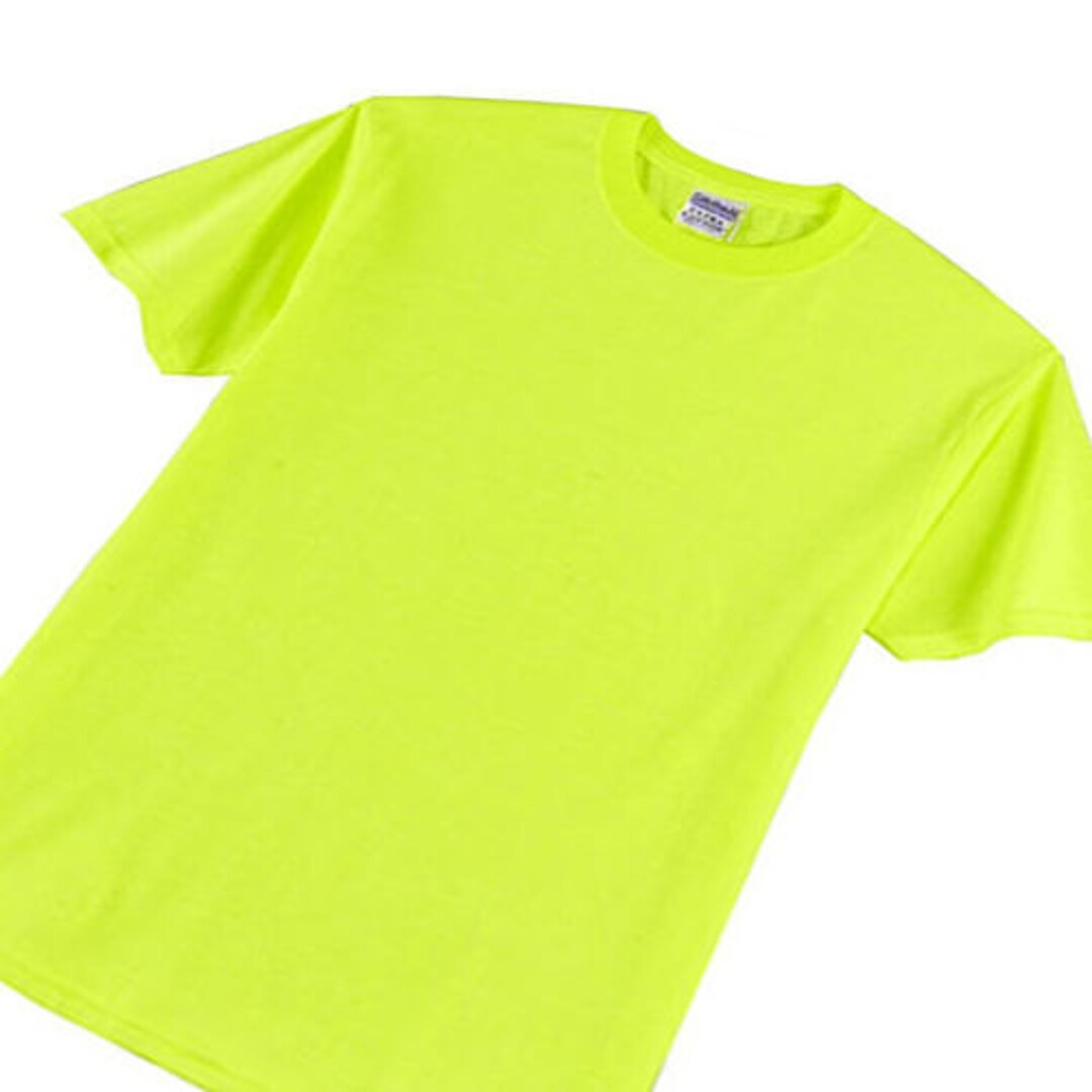Gildan neon clearance green t shirt