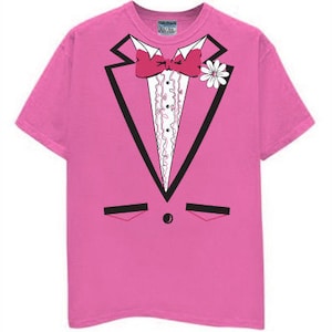 Tuxedo T-Shirt Skull Halloween Prom Bowtie Vintage Women's T-Shirt