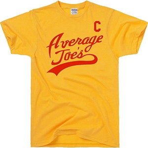 Average Joe's T Shirt funny dodge duck dip dive and dodgeball sports team yellow movie jersey dad