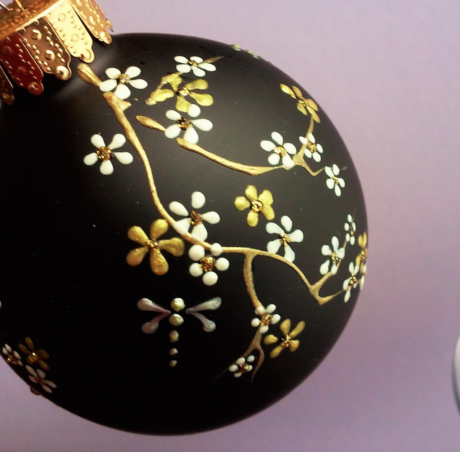 Hand Painted Christmas Ornament Decorative Ornament Hand Etsy