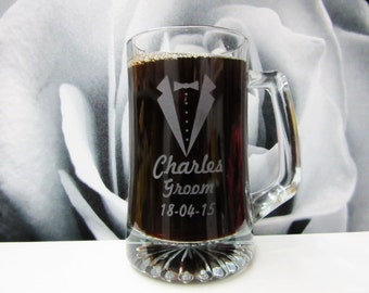 Personalized Beer Stiens // Unique Wedding Gift Will You Be My Groomsman? Will You Be My Best Man? Will You Be My Bridesmaid/Maid of Honor?