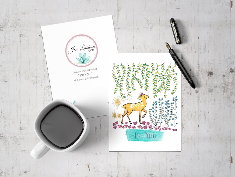 /'Be You/' Greeting Card