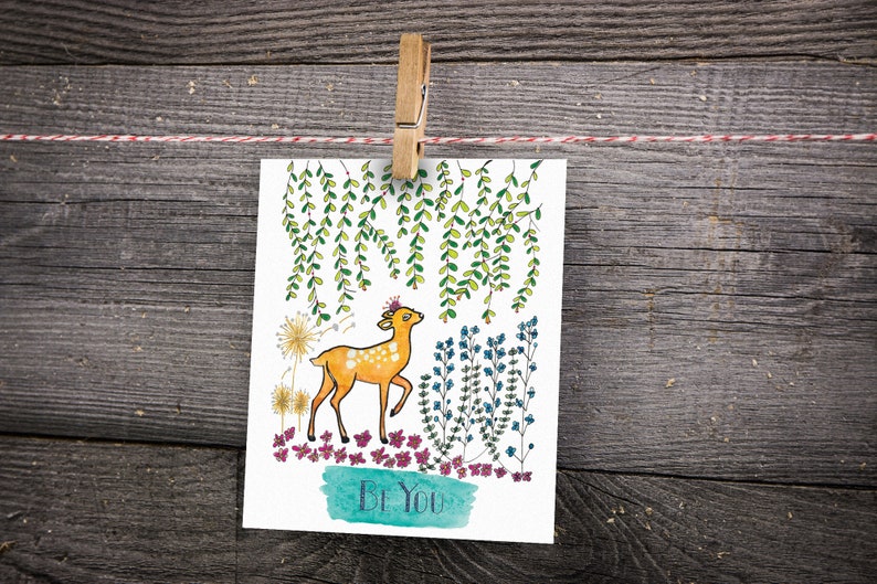 /'Be You/' Greeting Card