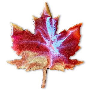 Maple Leaf - Magnet or Ornament - American Birchwood & Resin