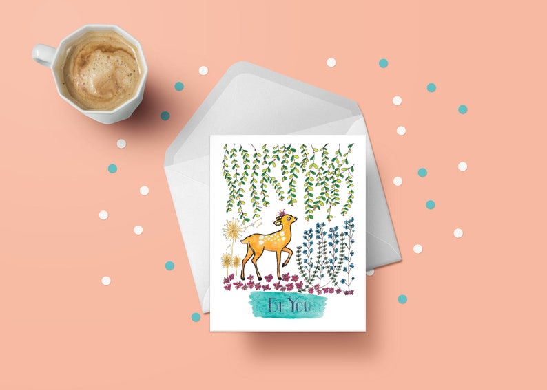 /'Be You/' Greeting Card