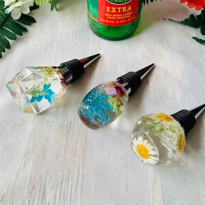 Resin Floral Bottle Stopper Wine accessories image 5