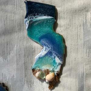 New Jersey - Ocean Pour - American Birchwood & Resin