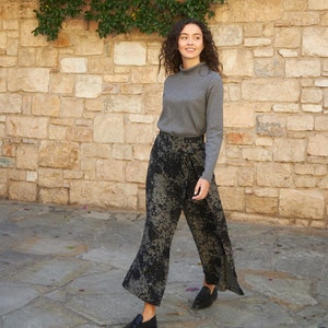 Wide leg pants pattern, sizes 10-18, pdf, sewing patterns for women, pants sewing pattern, palazzo pants pattern, patron couture