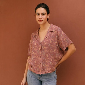 Shirt pattern, sizes 10-18, sewing patterns for women, patron couture, schnittmuster, button down shirt pattern, womens shirt pattern