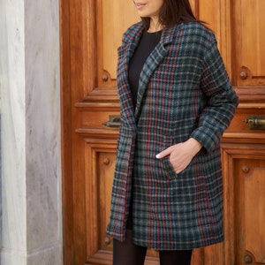 Coat patterns for women, PDF, Sizes 20-28, oversized, cosy coat pattern, lined coat pattern, sewing pattern for woman, patron couture