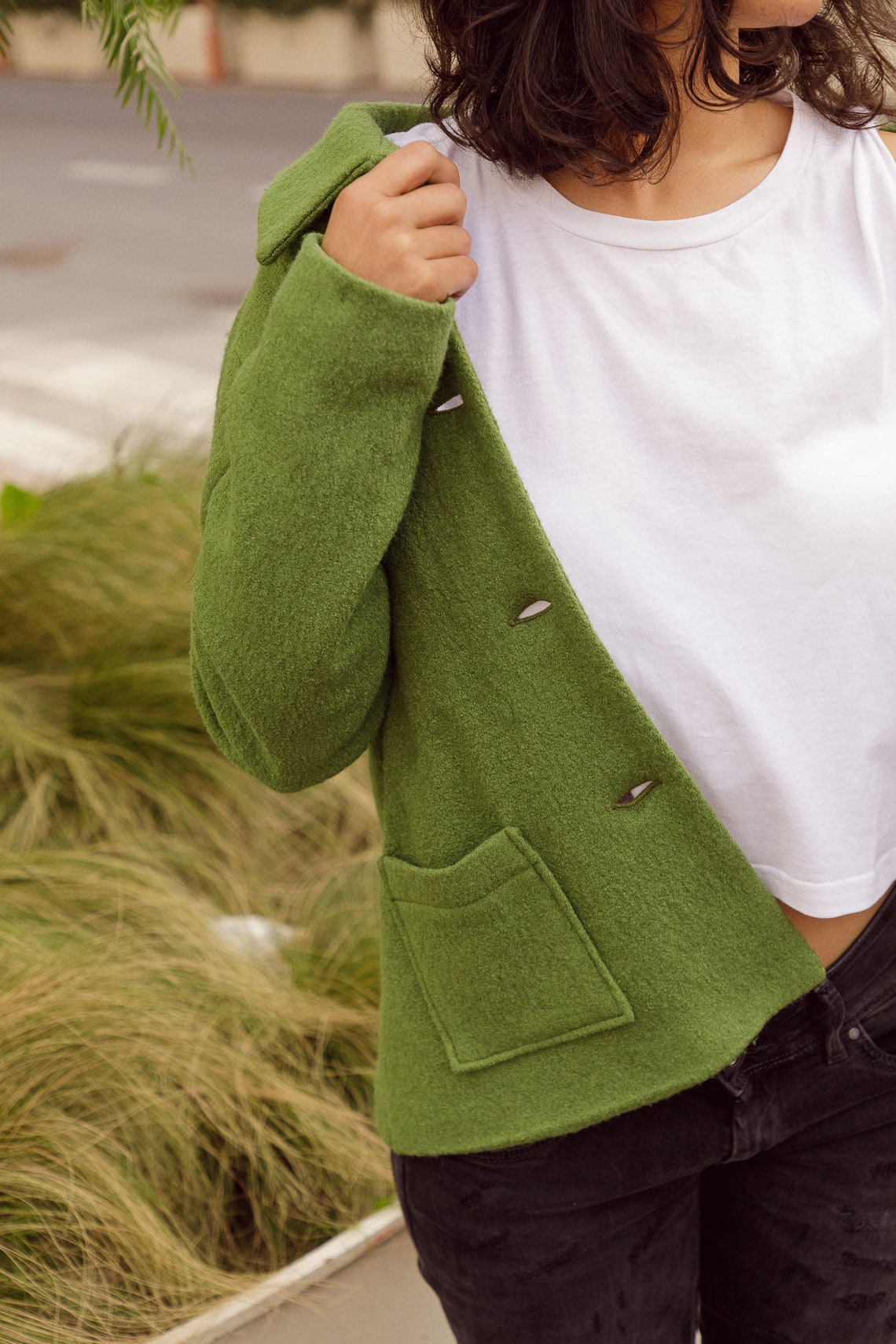 Boxy fit jacket pattern pdf sewing patterns for women Sizes Etsy