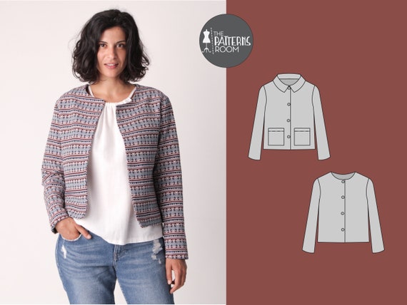 Buy Jacket Pattern PDF Sizes 10-18 Sewing Pattern for Woman Online