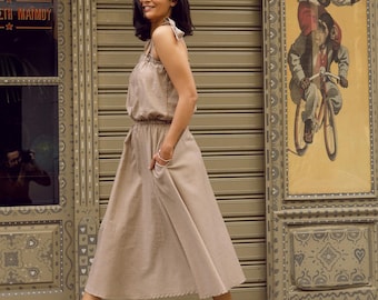 Amelie Dress Sewing Pattern: Women's Sizes 10-18 (PDF Pattern)