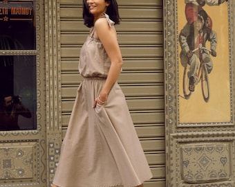 Womens Dress Pattern: AMELIE, Sizes 20-28 (PDF Pattern)