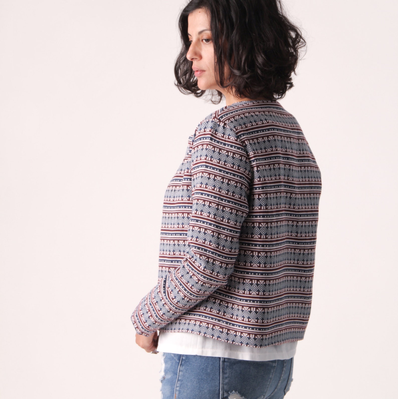 Boxy fit jacket pattern pdf sewing patterns for women Sizes Etsy