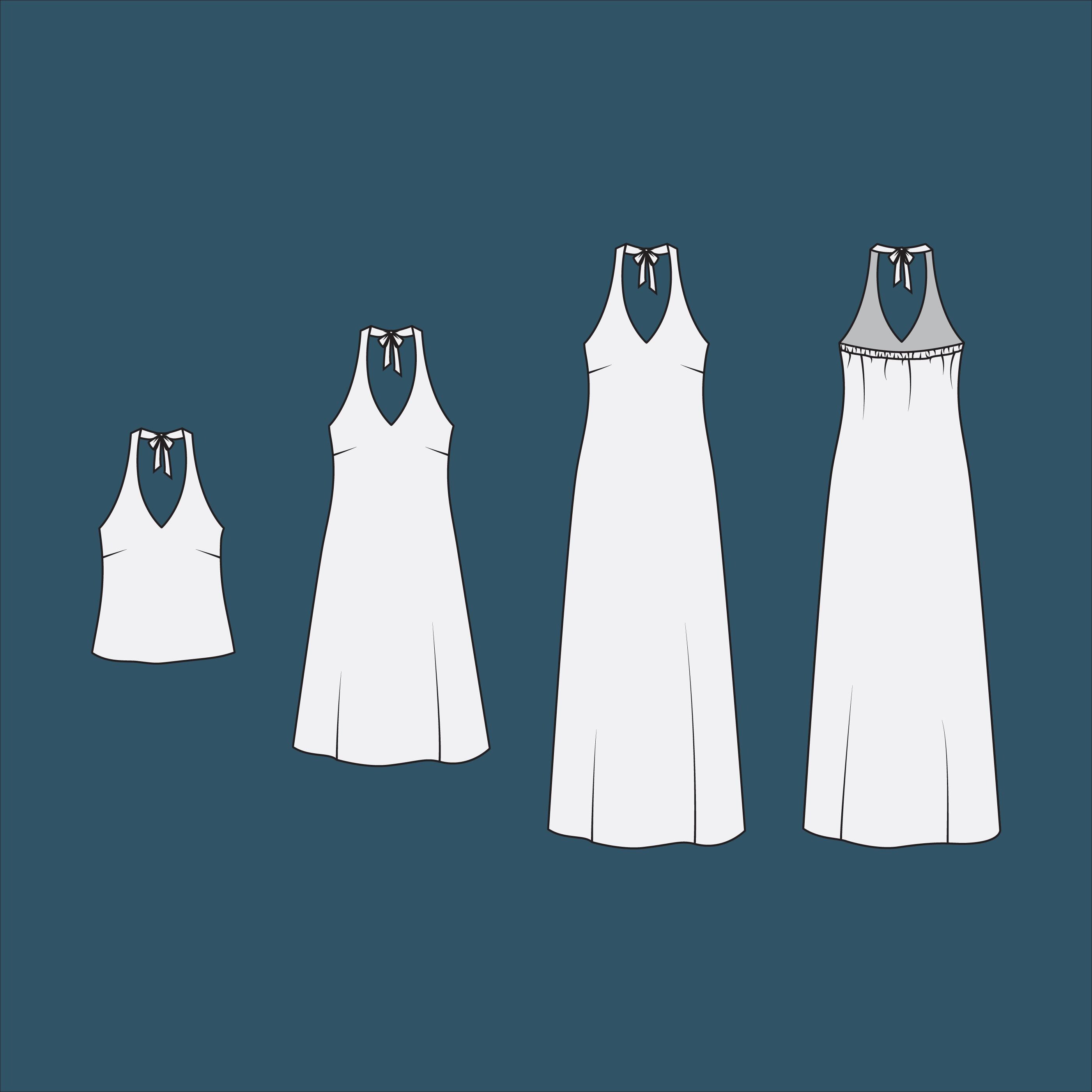 Halter Dress Sewing Pattern for Woman, Sizes 20-28 (PDF) - Etsy Halter Dress Sewing Pattern for Woman, Sizes 20-28 (PDF) - Etsy