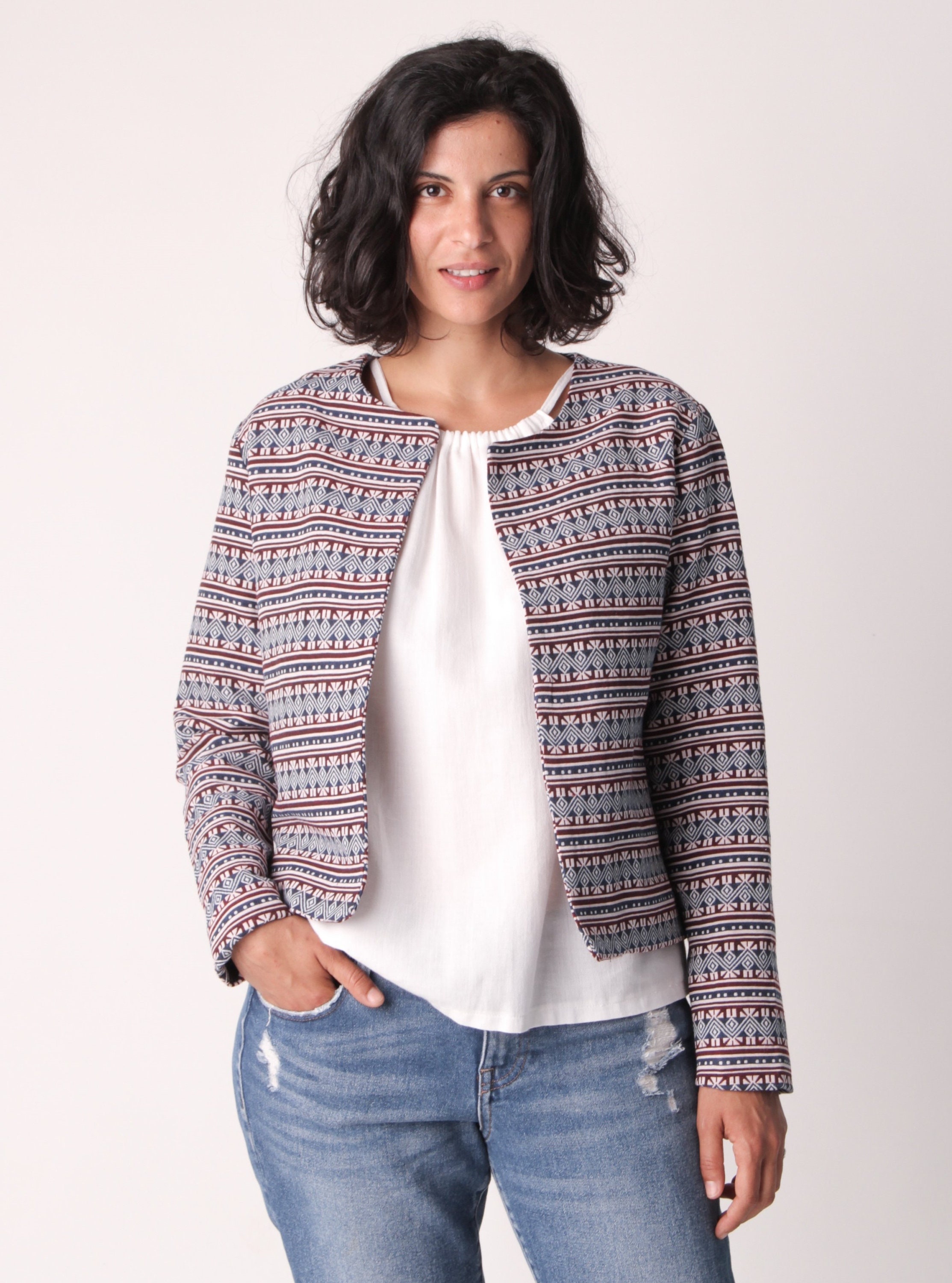 Sewing Patterns for Women Short Jacket Pattern Sizes 10-18 - Etsy