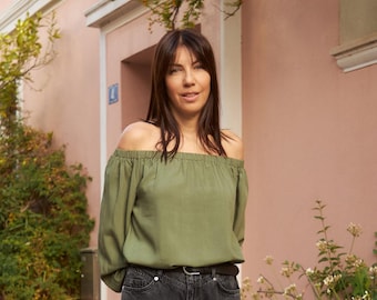 Off Shoulder Top Sewing Pattern: Women's Sizes 10-18 (PDF Pattern)